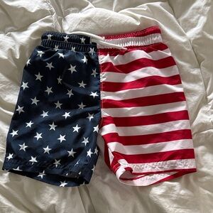 Old Navy Kids Star and Stripe US Flag Bathing Suit - Red, White, and Blue